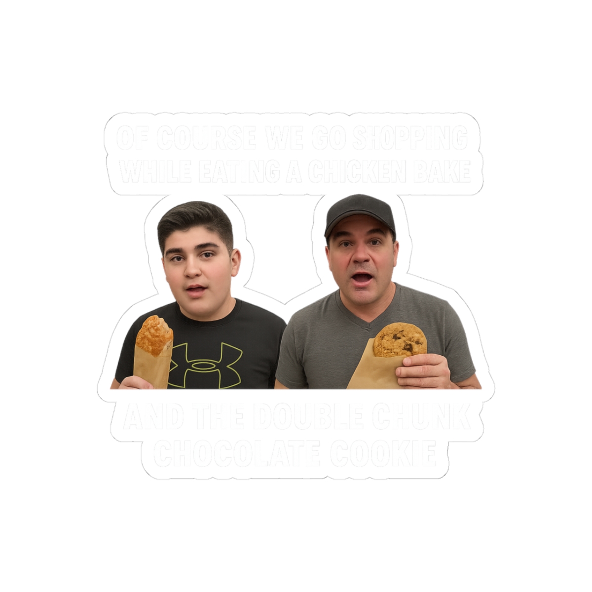 Big Justice and AJ Duo Cartoon Sticker - Official stickers merchandise