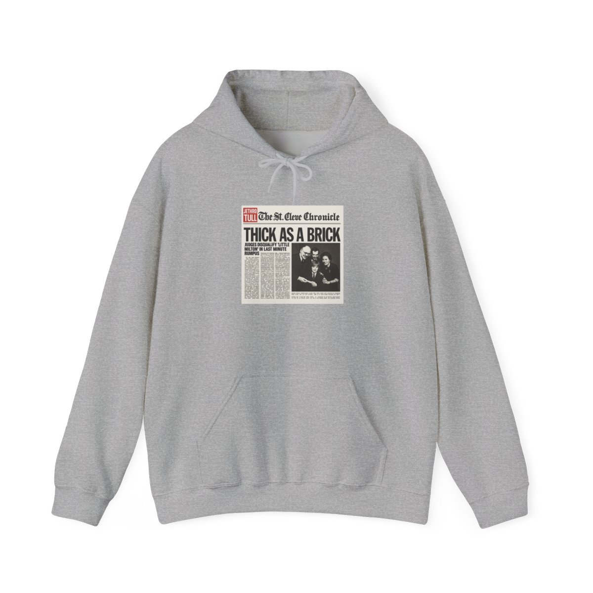 Thick As A Brick Jethro Tull Prog Rock Hoodie - Official hoodies merchandise
