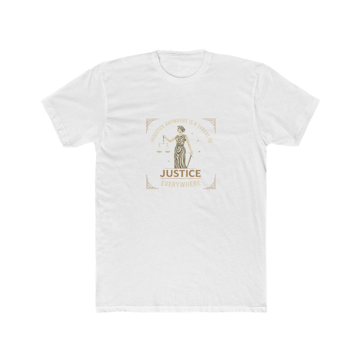 Injustice Anywhere Is A Threat To Justice Everywhere Quote T-Shirt - Official t-shirts merchandise