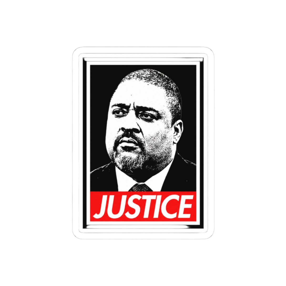 Alvin Bragg - JUSTICE Sticker - Official stickers merchandise