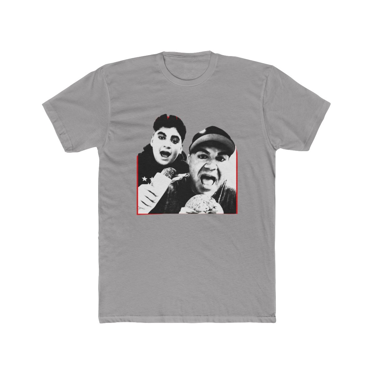 Chicken Bake Guys Punk Metal Shopping Meme Graphic T Boom Rizz Sleeve T-Shirt - Official t-shirts merchandise