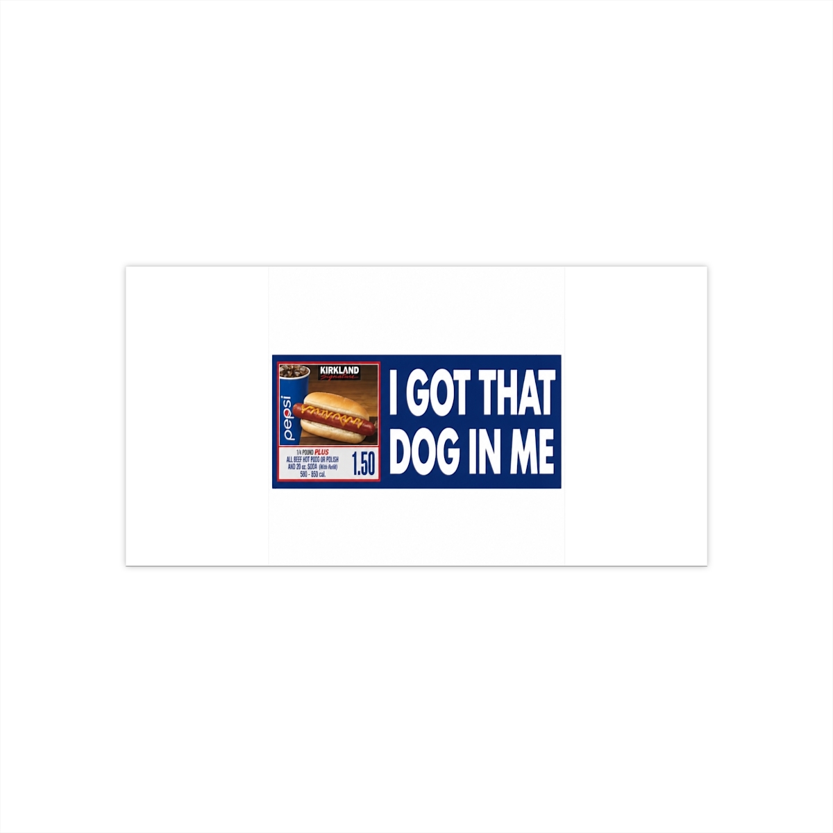 11" x 3" Costco Bumper Sticker, New Driver Sticker, Funny Sticker, Car Magnet Alternative, Costco Guys Sticker - Official stickers merchandise