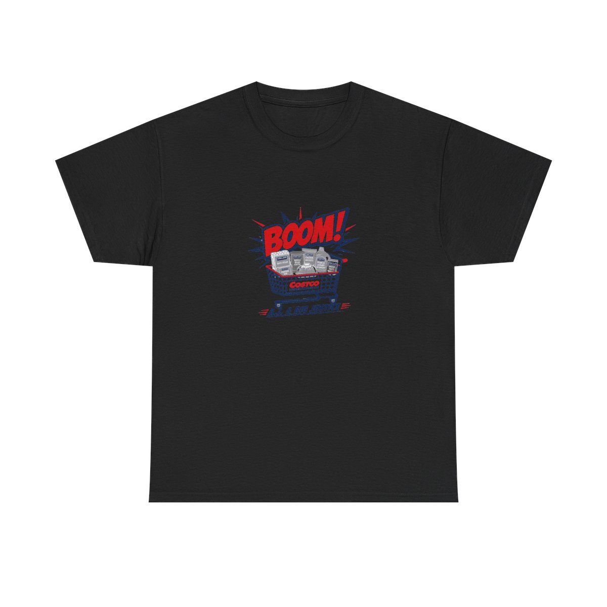 Big Justice & A.J. Befumo "Costco Guys." Unisex Tee - alternate angle 2, merchandise