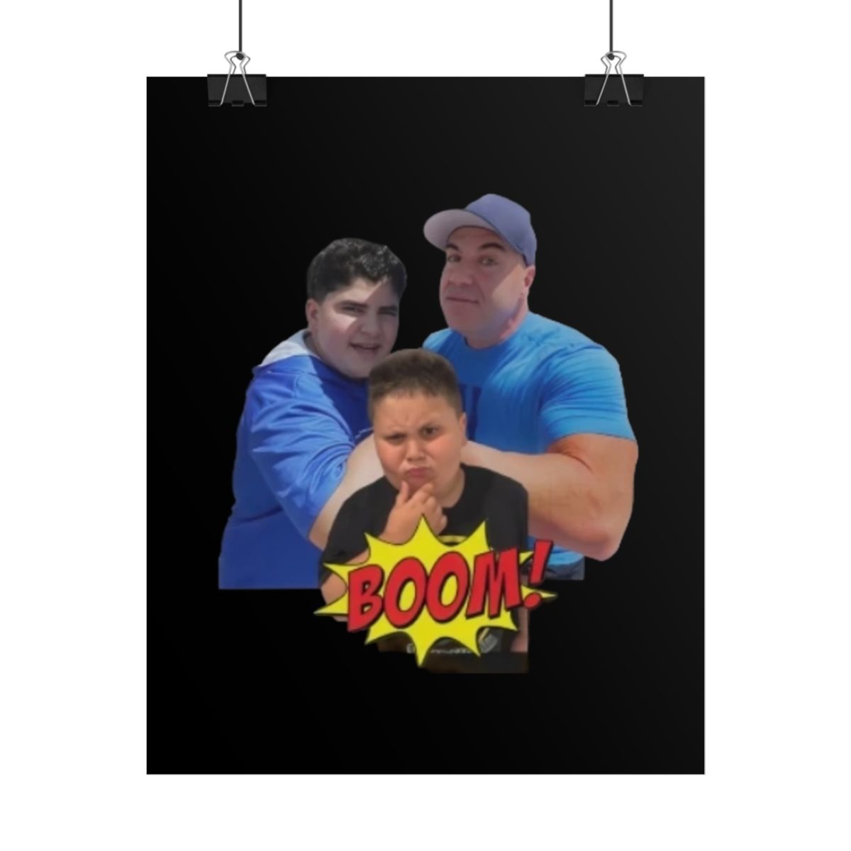 Boom Comic Family Poster Big Justice & A.J. Befumo — official Big Justice & A.J. Befumo accessories